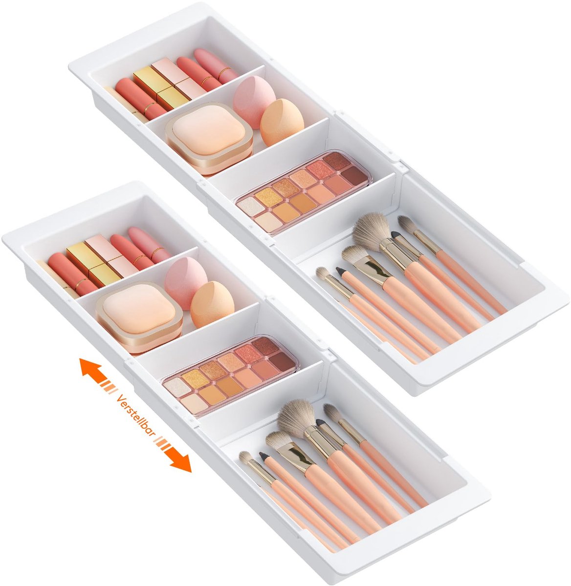 Schubladen Organizer - Verstelbaar en Flexibel - 35,2-55,5 cm