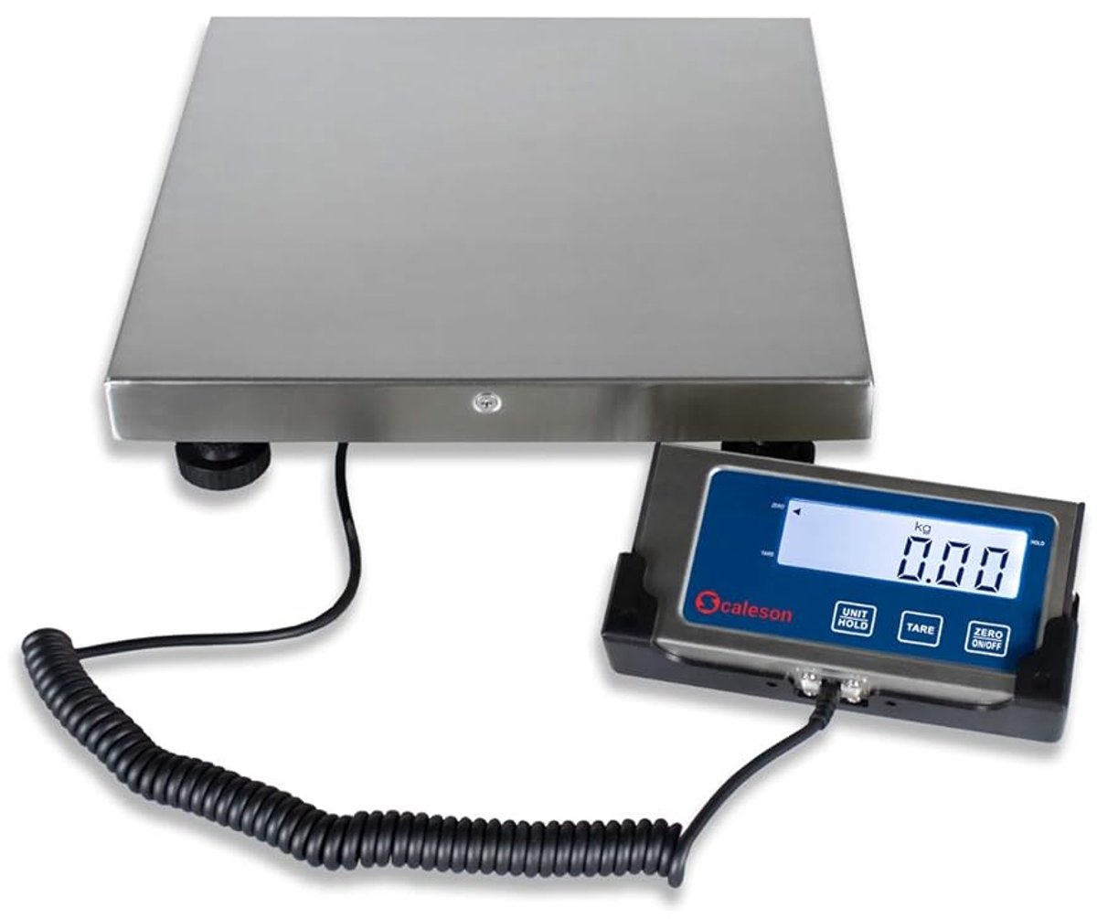 Pakketweegschaal met LCD-display en wandmontage - Max. 60kg - 10g