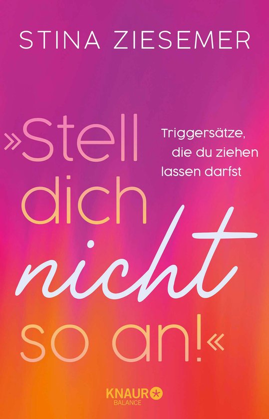 »Stell dich nicht so an!« - cover
