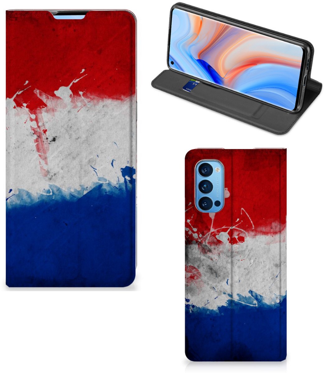 Book Case voor OPPO Reno4 Pro 5G Standcase Nederland