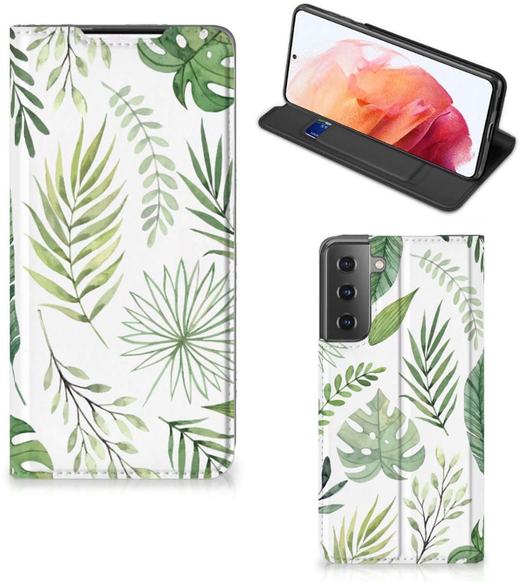 Samsung Galaxy S21 Smart Cover Leaves