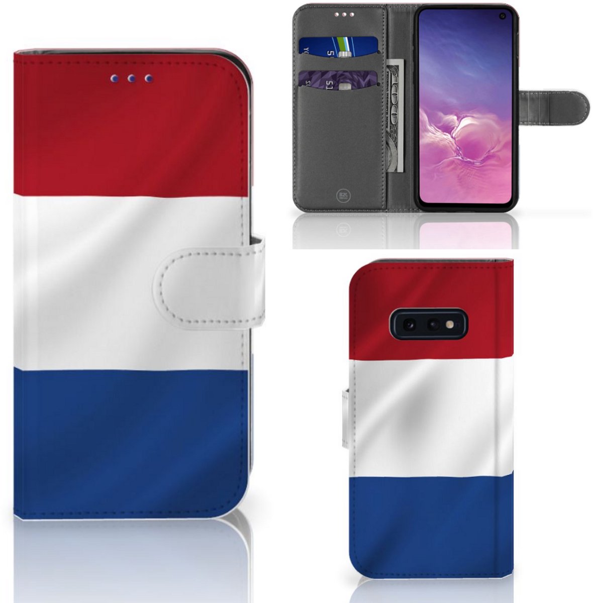 Samsung Galaxy S10e Bookstyle Case Nederlandse Vlag