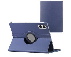 imoshion Tablet Hoes - Geschikt voor Xiaomi Redmi Pad 2 Pro/Xiaomi Poco Pad M1 - 360° Draaibare Bookcase - Donkerblauw