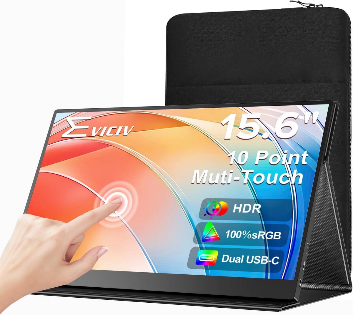 Draagbare Externe Monitor 15.6 Inch Full HD Touchscreen