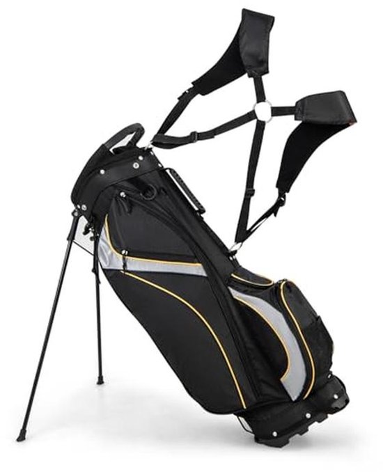 Golfclubtas 9 inch met standaard en 8 vakken - Lichtgewicht en duurzaam — afbeelding 3