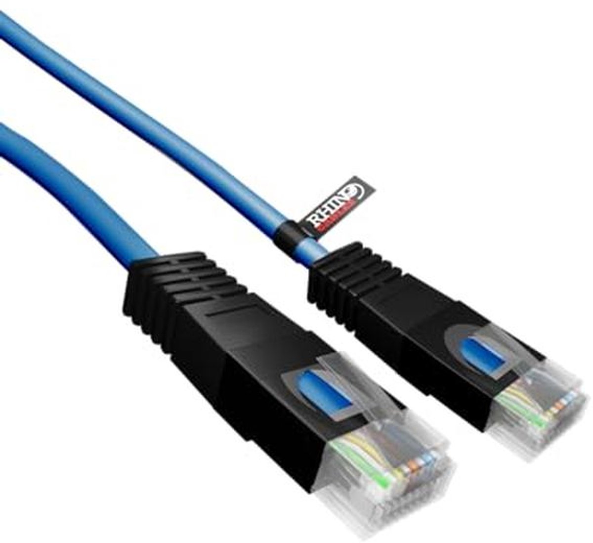 Cat5e Ethernet-kabel Crossover, RJ45 Netwerkkabel, Gekleurde Patchkabel (1 m, Blauw)