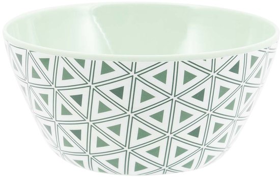 Bo-Camp Servies - Mix & Match - 16-Delig - Melamine - Groen - Leaf van Merkloos — afbeelding 4