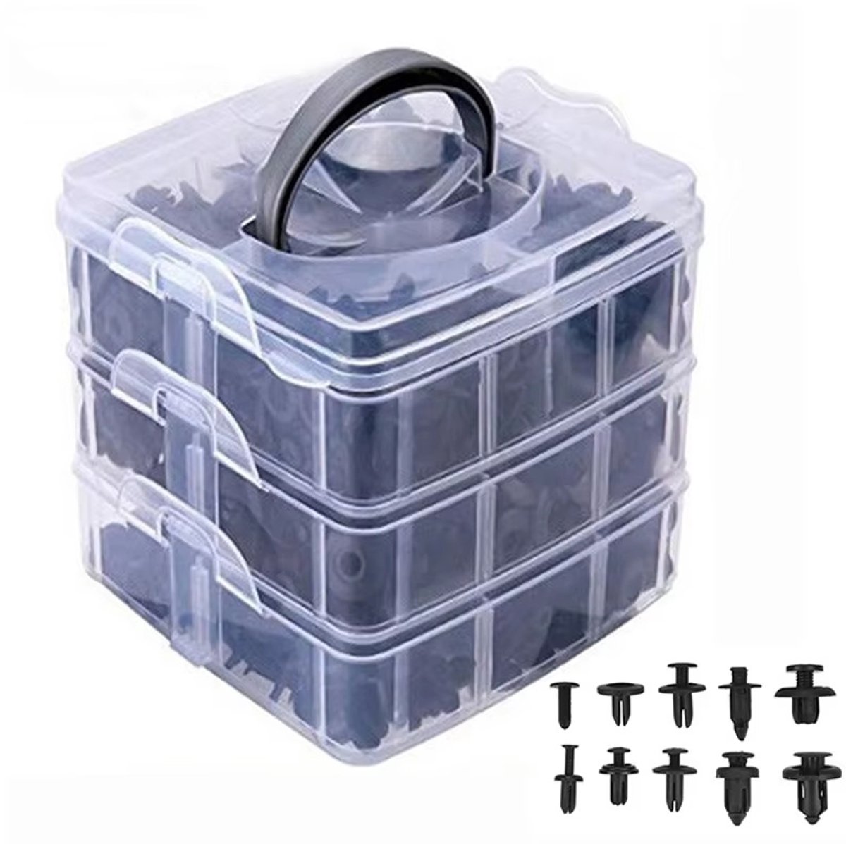 EAFC - Auto clips set - 620x stuks - Universele bevestigingsclips