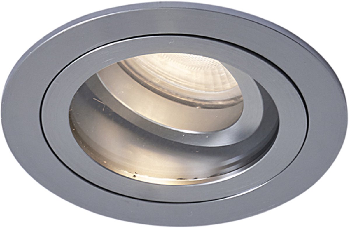 QAZQA Professional chuck - Moderne Inbouwspot voor badkamer - 1 lichts - L 10.5 cm - Gunmetal -