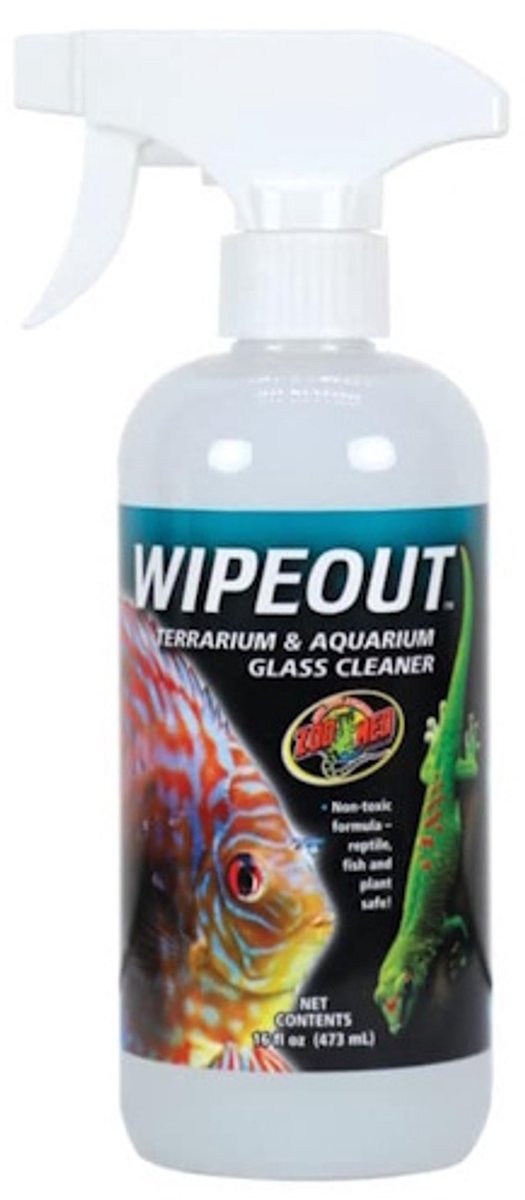 Zoo Med Wipe Out Terrarium Cleaner 473ml glasreiniger voor terrarium, aquarium en paludarium