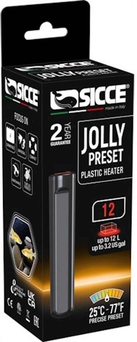 Sicce Jolly Preset 12 Heater 12W