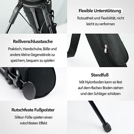 Ultralichte golf tas met grote opslagcapaciteit en stabiele constructie — afbeelding 5