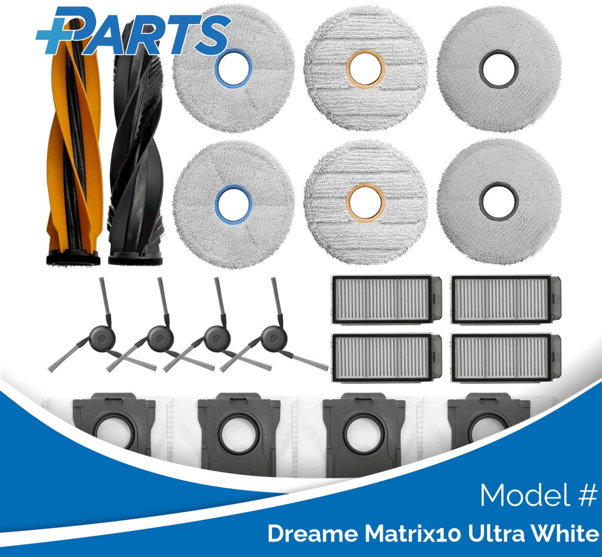 Dreame Matrix10 Ultra White Onderhoudsset (Plus.Parts® alternatief voor RAK76)