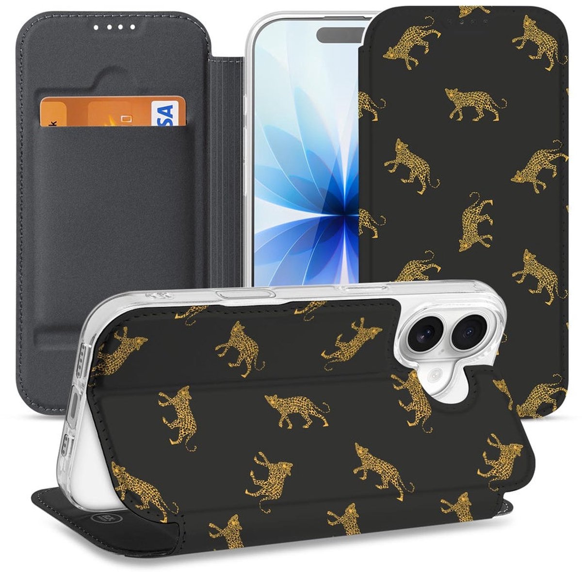 Standcase Hoesje Apple iPhone 17 Leopards