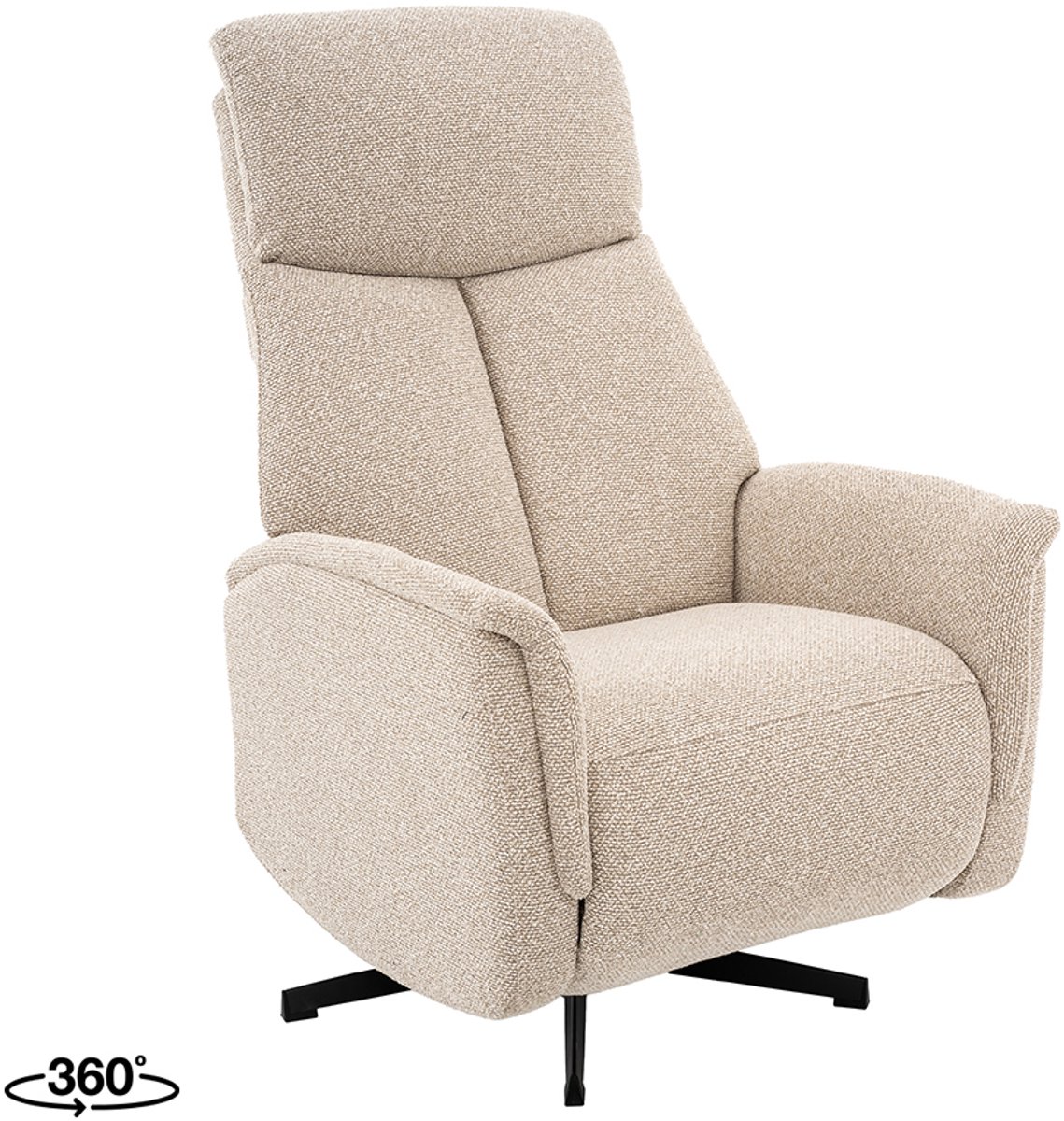 LABEL51 Aarhus Fauteuil - Naturel - Royal Stof - 2-Motorig