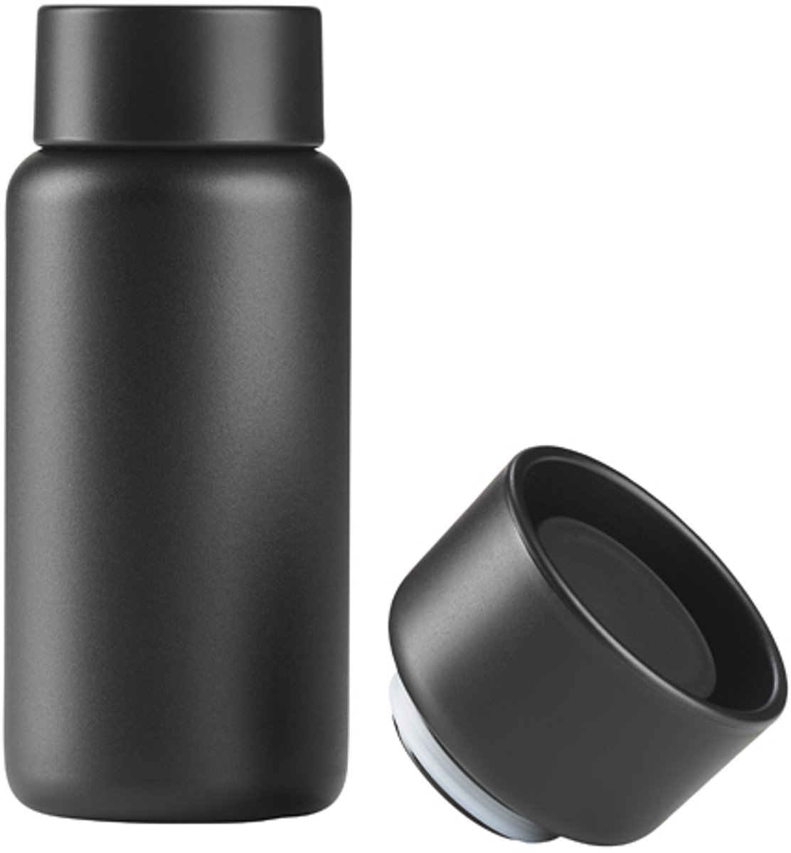 Zone Denmark Singles Thermobeker met twee deksels Dia 7,5 x 19 cm 400 ml Black