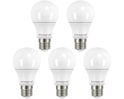 5 Pack - E27 Led Bol Lamp A60 - 4W - 470 LM - 2700K Warm Wit - Dimmable