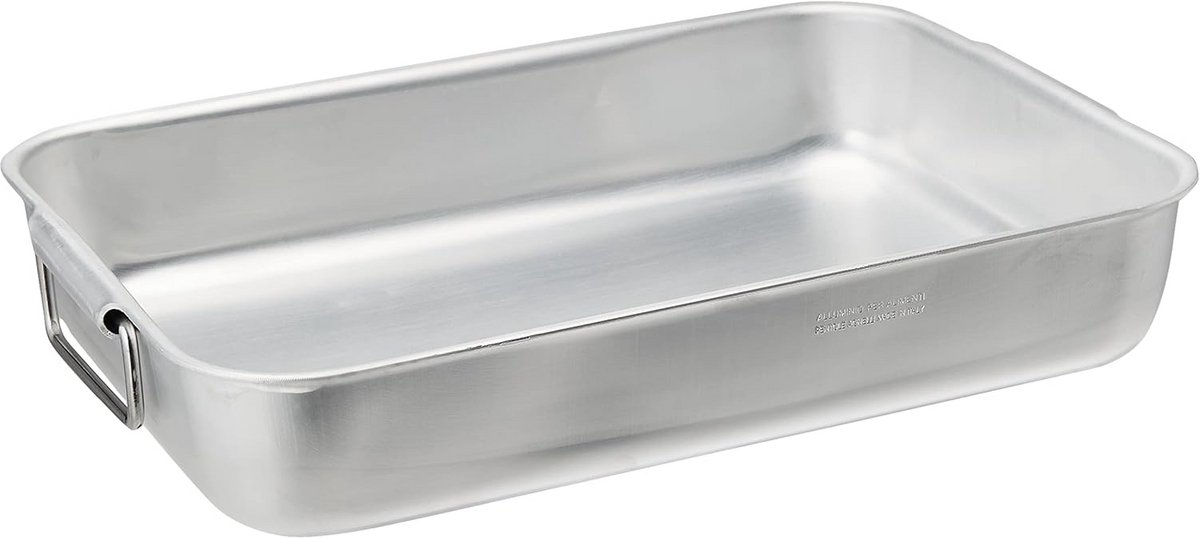 Rechthoekige Ovenschaal van Aluminium met Handvatten