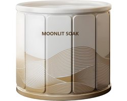 Opvouwbare Badkuip voor Volwassenen - Draagbaar en Ruimtebesparend voor Warm & Koud Baden