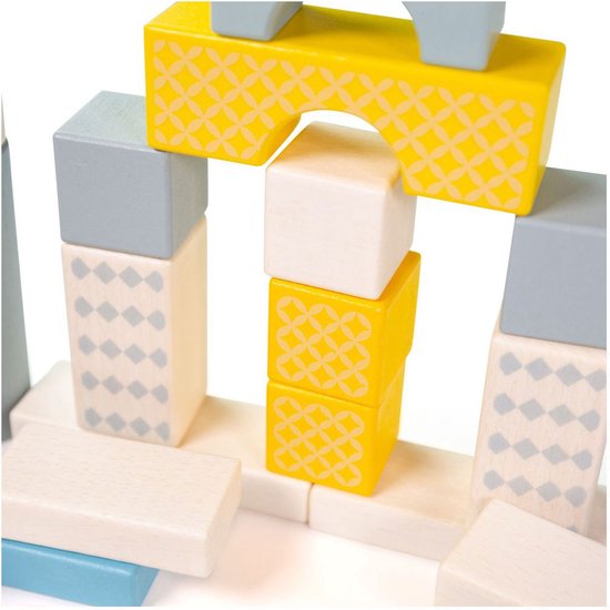 Bigjigs Trommel van 50 Blokken FSC 100% van Bigjigs — afbeelding 4