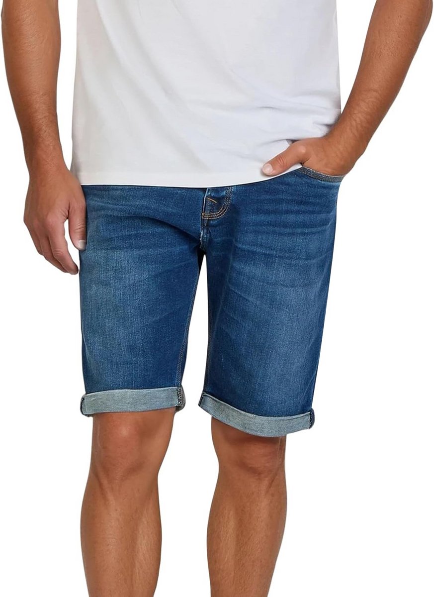 Heren Denim Bermuda Shorts Corvin Slim Fit Katoen | Verschillende kleuren en maten