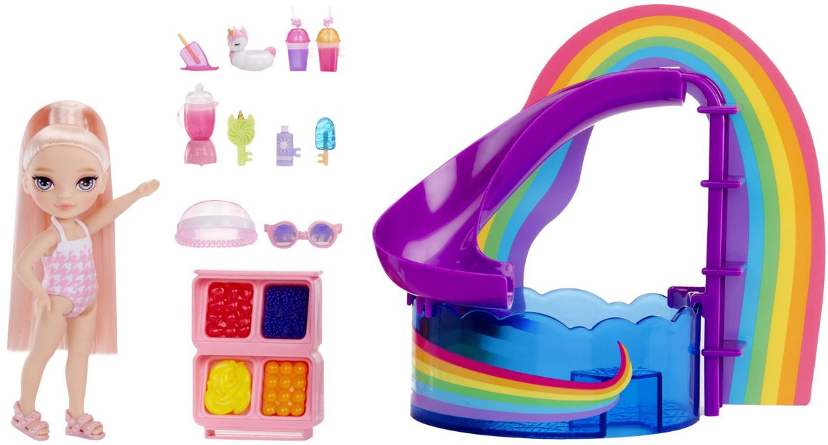 Rainbow High Little Compact Playset Swim — cadeau in Spellen & Speelgoed - foto 5