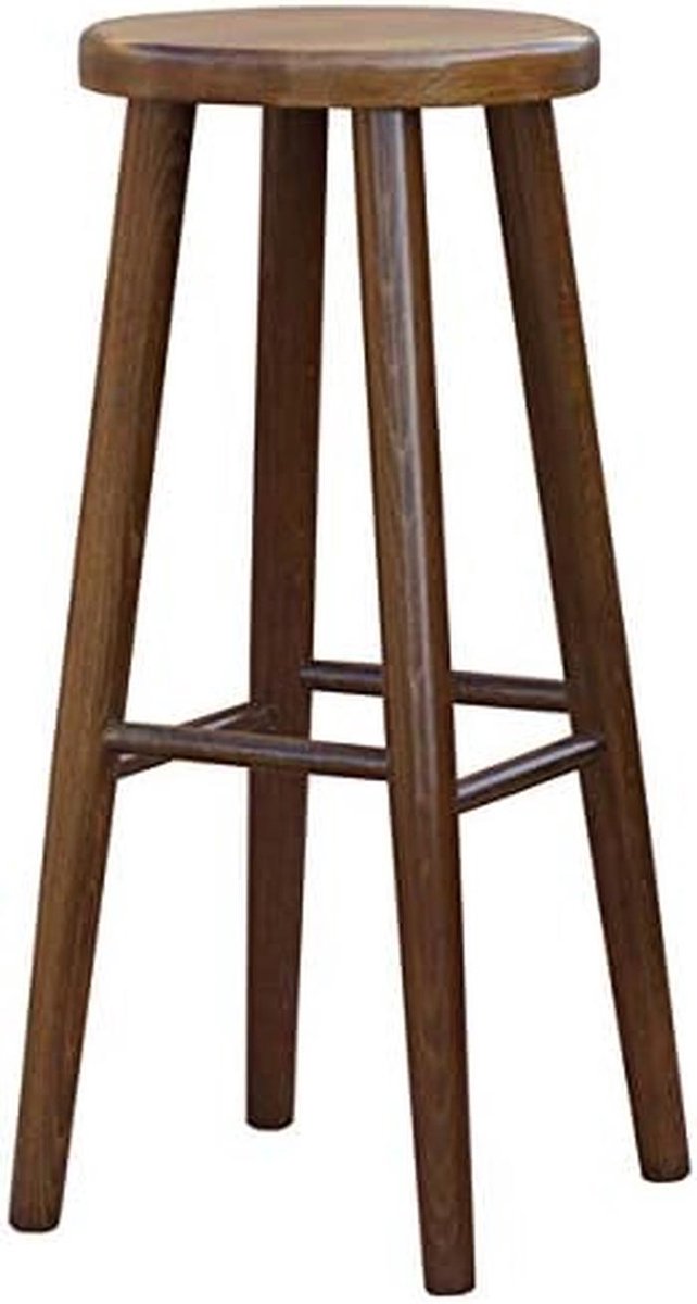Ronde Barstoel Houten Kruk 72 cm Hoog