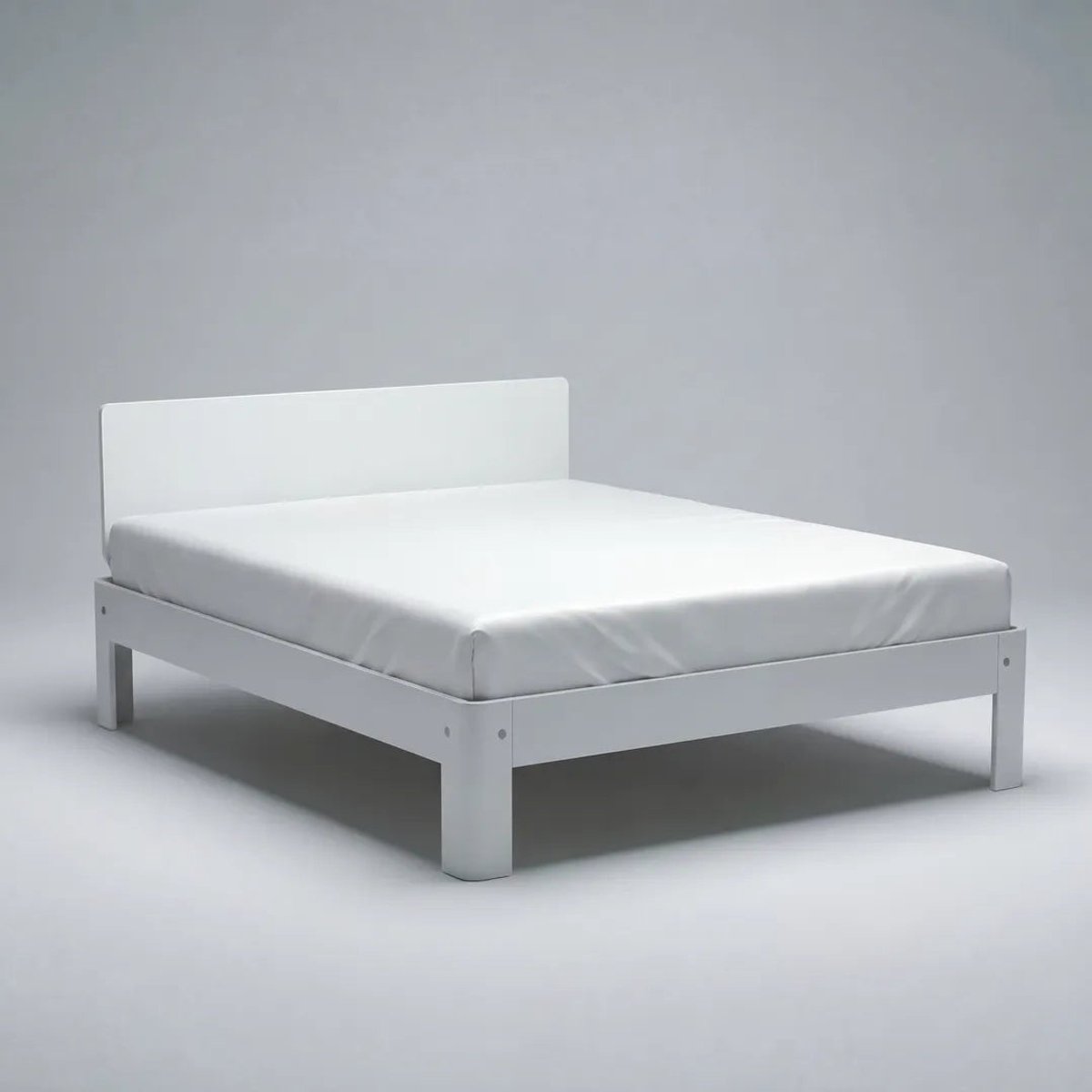 Wit 100% Katoensatijn Hoeslaken 200x200 - Voor matrassen van 18–25 cm & Zijdezacht en ademend katoensatijn