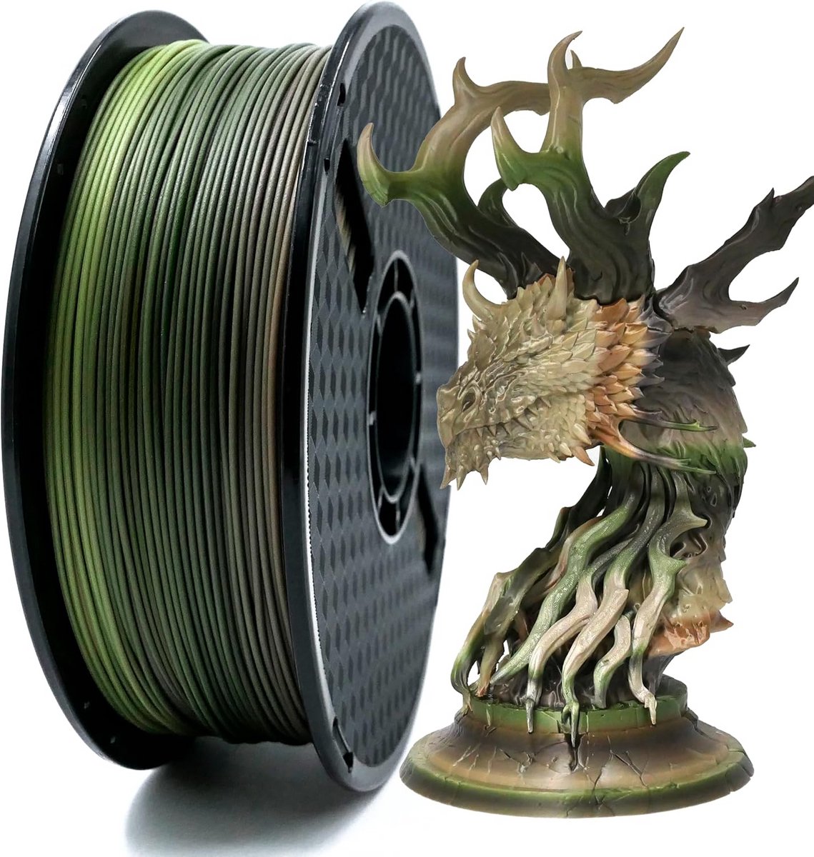3D Printer Filament PLA Multicolor Regenboog Gradiënt voor 1.75mm, 1kg Spoel