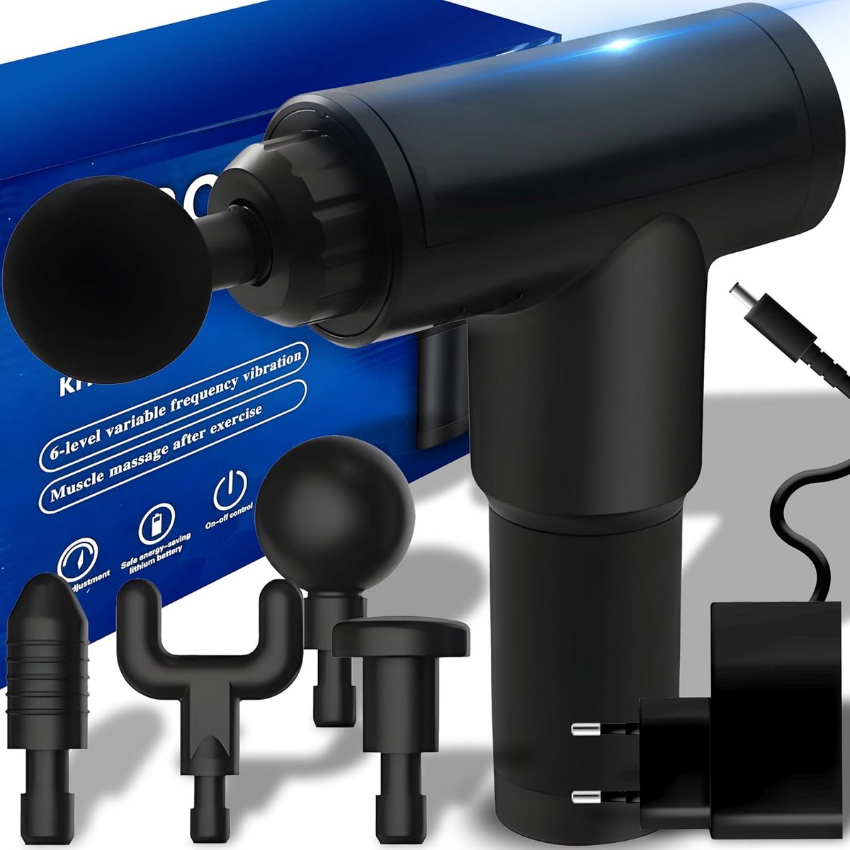 Massage gun professioneel - Sport relax apparaat - Inclusief opbergkoffer - Massageapparaat