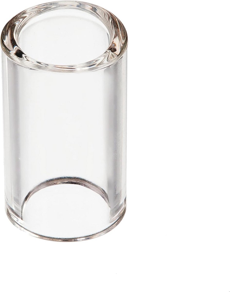 Gitaar Slide Middelgroot Boorsilicaat Glas voor Warme Toon