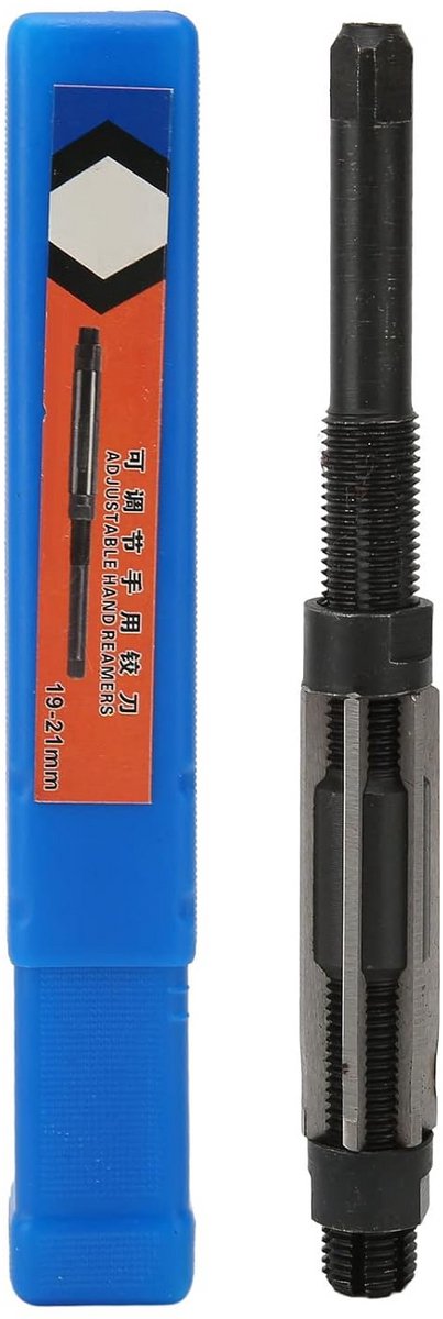 Verstelbare Handruimer 19-21 mm met 6 Groeven voor Metaalbewerking