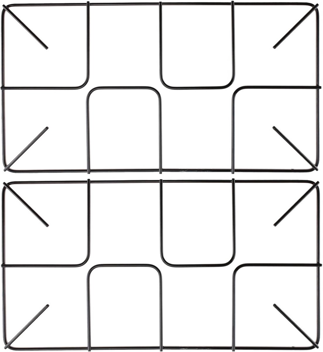 Set van 2 Universele Steunen voor Gas Kookplaat en Oven (455x220mm, Klein)