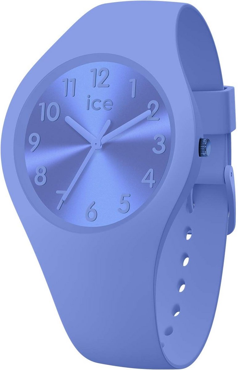 Dameshorloge Blauw Met Siliconen Band Klein - Waterdicht