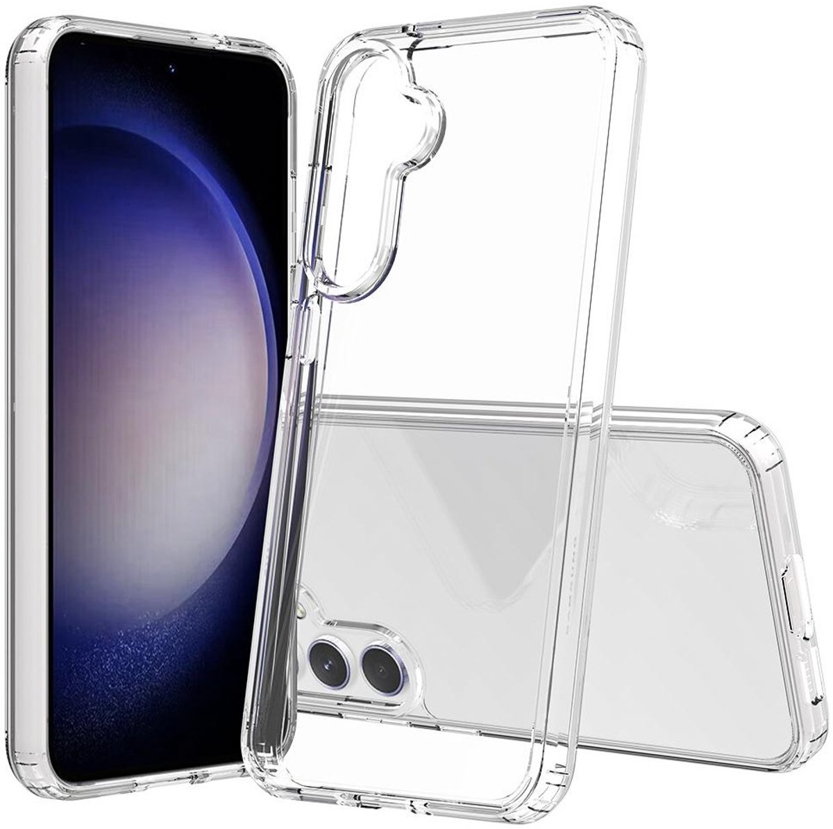 Hoesje geschikt voor Samsung Galaxy A37 - Phonesta Scratchproof Back Cover - Transparant