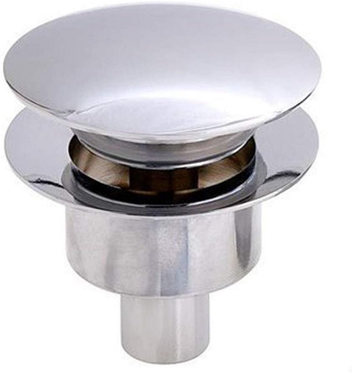 Universeel Klik-Klak Afvoerventiel voor Wastafel of Wastafelbak