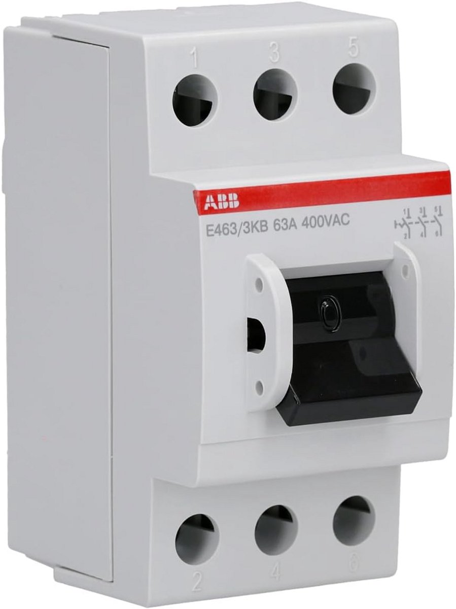 Hoofdschakelaar 63A 3-polig 400V AC - Compacte Uitschakelaar voor Elektrische Installaties