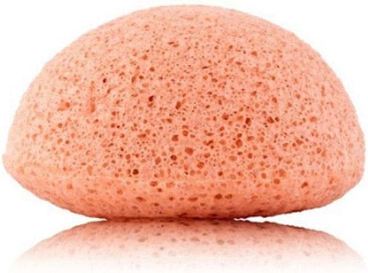 Gezichtsreinigingsspons Gezichtsspons van Roze Klei