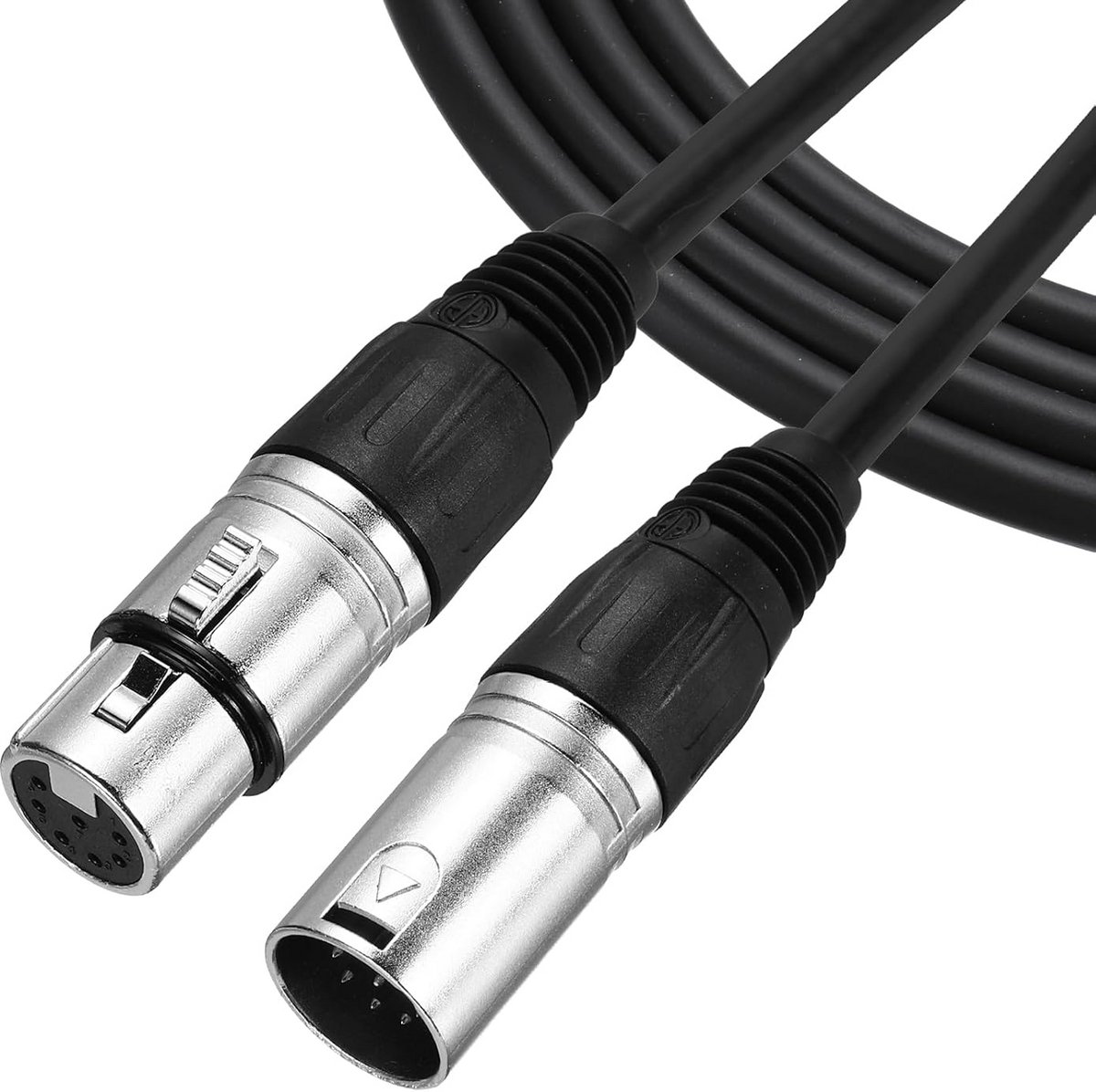 XLR 7 Pin Adapter Kabel Mannelijk naar Vrouwelijk voor Microfoon en Studio Verlichting
