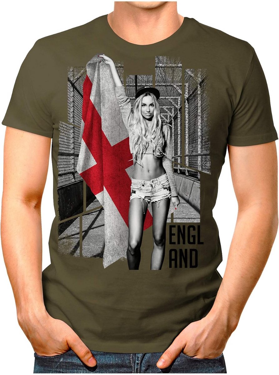 Voetbal Fan T-Shirt Heren Met Vintage Opdruk Voor Sportevenementen