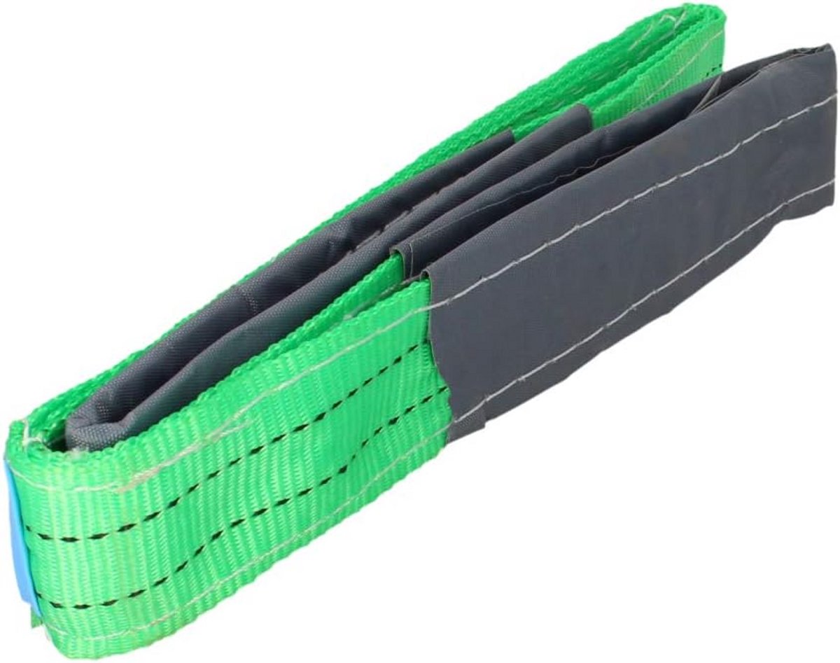 Sterke Hefband 1 Meter voor Bouw, Rigging en Slepen - Groen
