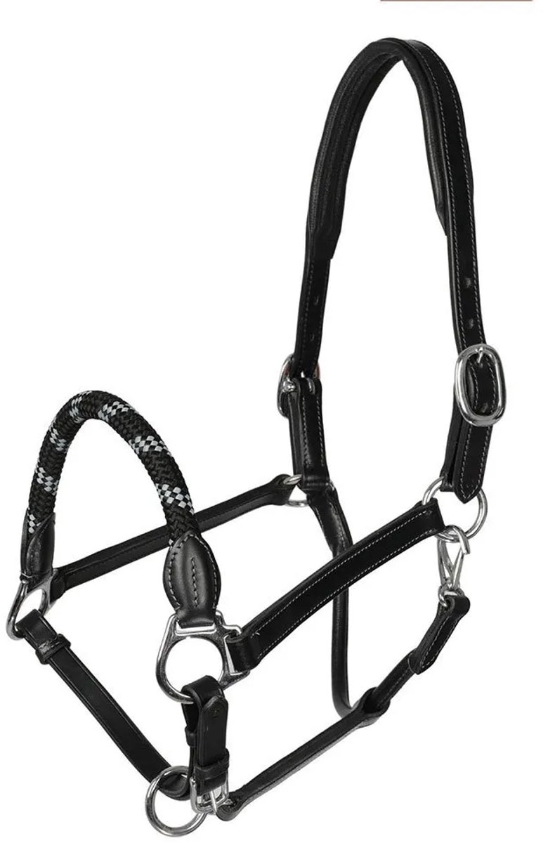 Acavallo Anatomical Halster Zwart Cob