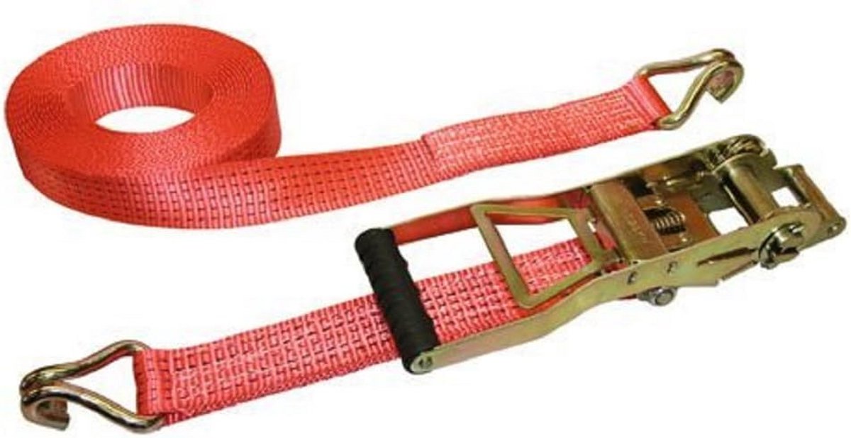 Spanband met Hendelratel 8 Meter Lang en 50 mm Breed - Sterke Band voor Zekeren