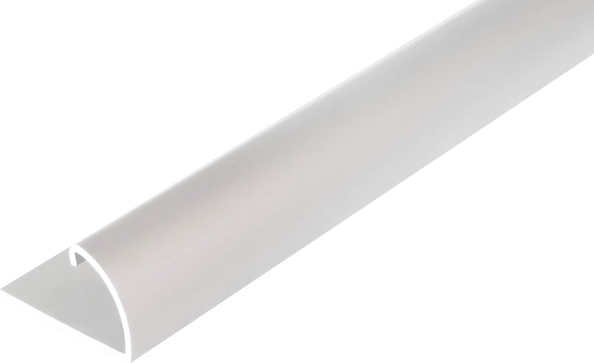 Afdeklijst Aluminium Zilverkleurig Geanodiseerd 1000 x 25 x 13 mm