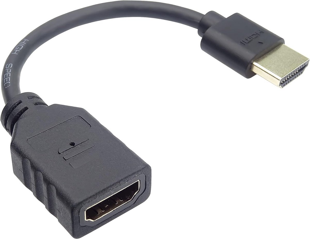 Flexibele HDMI Hoekadapter (90 Graden) voor Moeilijk Bereikbare Ingangen