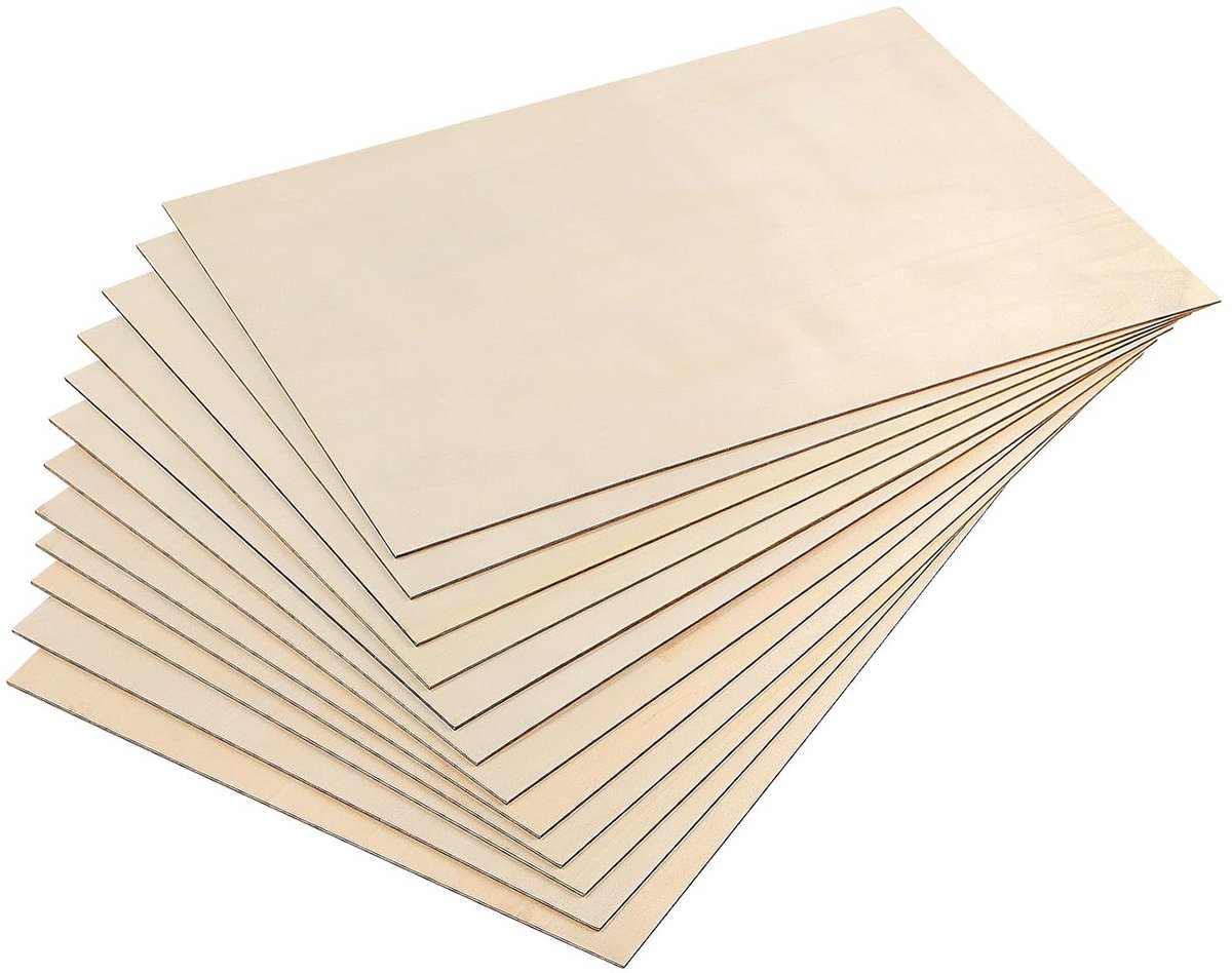 Multiplex Plaat A3 Hout 2mm Dik voor Knutselen en Hobby 420x300 mm