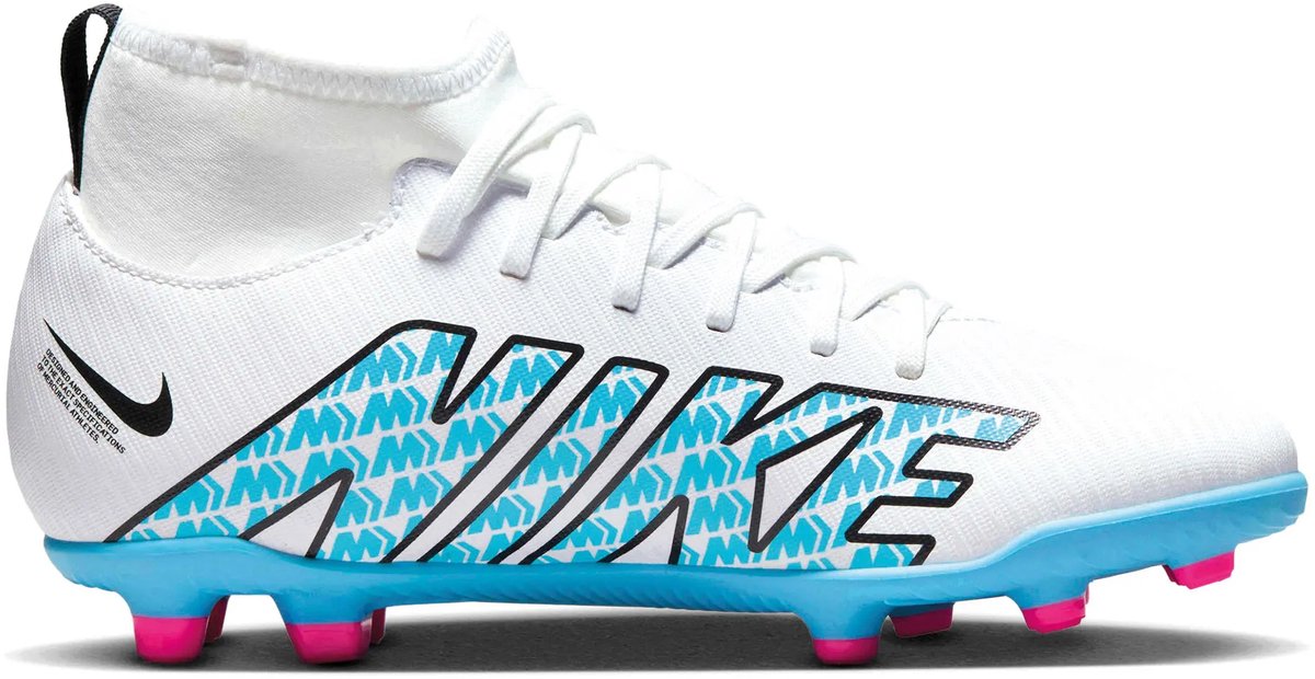 Nike Superfly 9 Club FG/MG - Voetbalschoen - Wit/Blauw/Roze - Maat 44.5