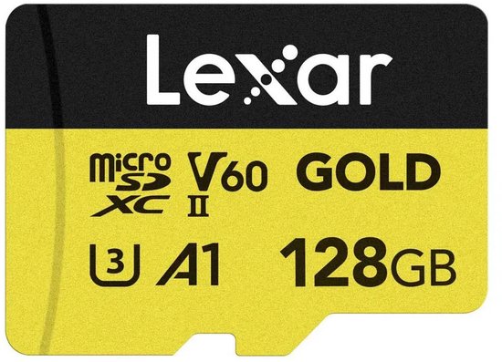 Lexar Professional MicroSDXC GOLD 128GB 100MB/s