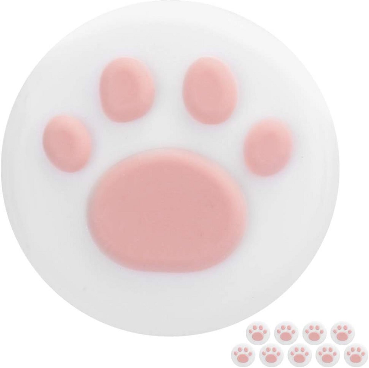 10 Stuks Joystick Thumb Grips voor Controller - Zachte Siliconen Pootjes voor Betere Grip