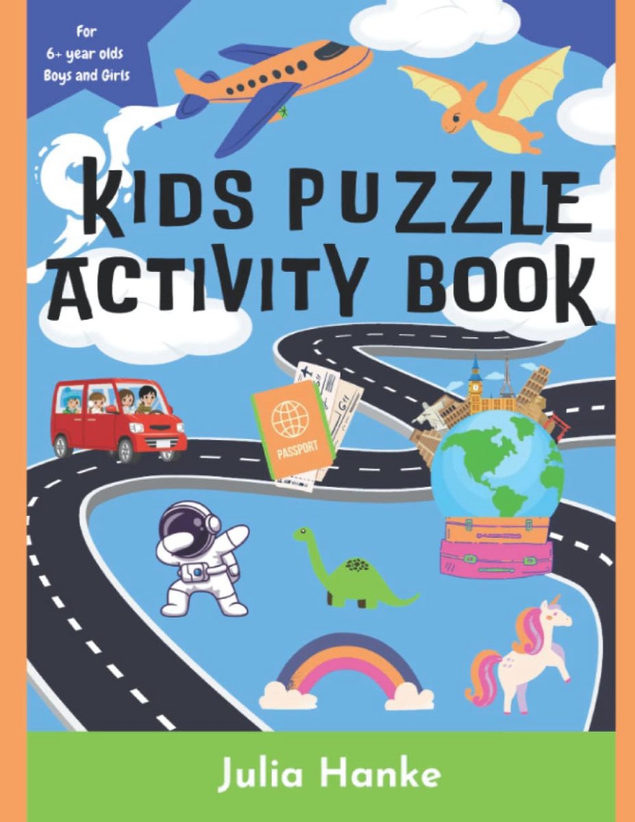 Moeiteloos Plezier: Groot Puzzel- en Activiteitenboek voor Kinderen 6+ | Dinosauriërs, Doedels & Meer